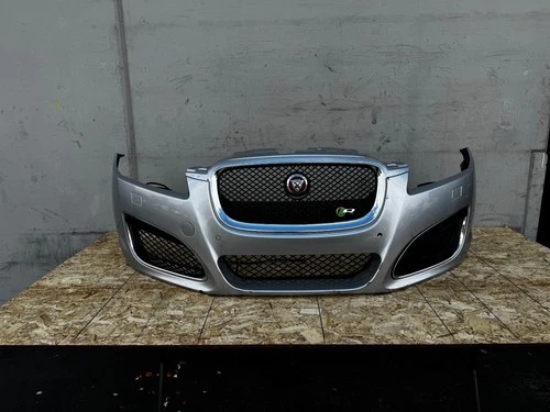FRONT BUMPER COVER PANEL COMPLETE GRILL PDC WASHER JAGUAR XF XFR OEM (2012-2015)