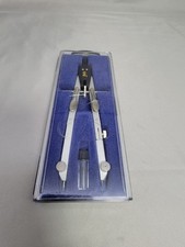 Helix Compass Drafting Drawing Precision Tool with Case. Pre-owned