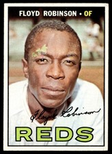 1967 Topps Floyd Robinson -- Cincinnati Reds #120