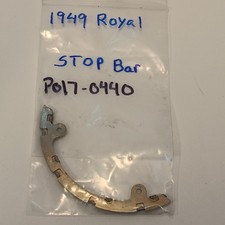 Royal Quiet De Luxe Typewriter STOP Bar 1949 FREE SHIPPING thumbnail