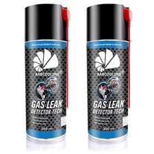 DETEKTOR WYCIEKÓW GAZU TECH 2x300ml SPRAY DO WYKRYWANIA WYCIEKÓW TEST SZCZELNOŚCI GAZOWEJ SPRAY DO WYKRYWANIA WYCIEKÓW