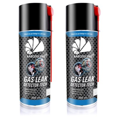 GAS LEAK DETECTOR TECH 2x300ml LECKSUCHSPRAY GAS DICHTHEITSPRÜFUNG LECKSUCHSPRAY