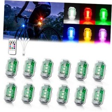 Wireless LED Strobe Lights with Remote Control, High Brightness 8 Colors 12pcs