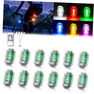 Wireless LED Strobe Lights with Remote Control, High Brightness 8 Colors 12pcs