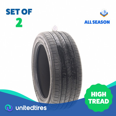 Set of (2) Used 255/45R19 Kumho Majesty 9 Solus TA91 EV T2 K-Silent 104V - 8/32