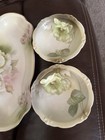 Royal Rudolstadt PRUSSIA Celery Dish  12.5” Roses Gold Rim & 4 Bowls RS Germany — photo 5