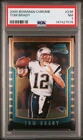 2000 BOWMAN CHROME #236 TOM BRADY ROOKIE RC PSA 7
