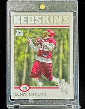 2004 Topps #36 Sean Taylor Washington Redskins Commanders rookie card RC. rookie card picture