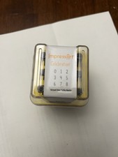 ImpressArt Celebration 3mm Metal Number Stamps 0-9 Set