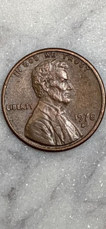 1978 D Lincoln Memorial Cent Penny