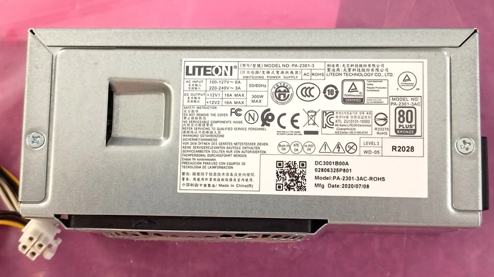 DC.3001B.00A Acer Aspire XC-895 300W Lite-on Model: PA-2301-3AC Power Supply - Image 2 of 4
