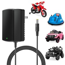 6V Battery Charger for Kids Ride On Car Toys Best Small, Black