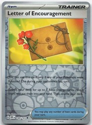 Letter of Encouragement 189/197 Reverse Holo Obsidian Flames