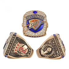 OKC Thunder 2025 Thunder Ring MVP Championship Ring Size 9-11-13