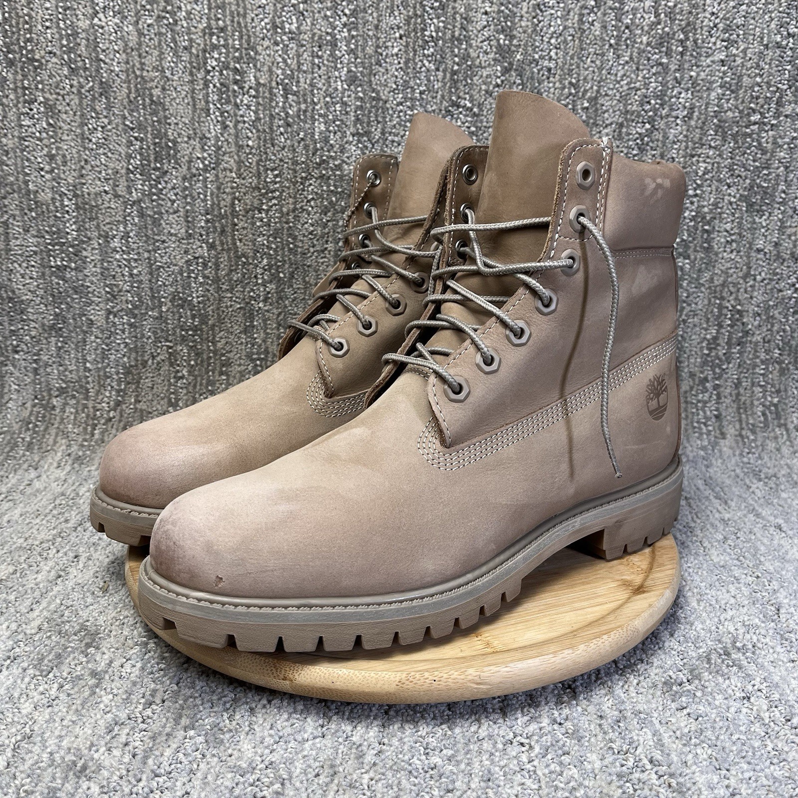 Timberland 6 Inch Premium Men’s Size 10 Tan Mono Wheat Boots Waterproof Combat