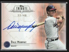 Dale Murphy 2014 Topps Tribute Autographs Orange Auto /40 #TA-DM Atlanta Braves