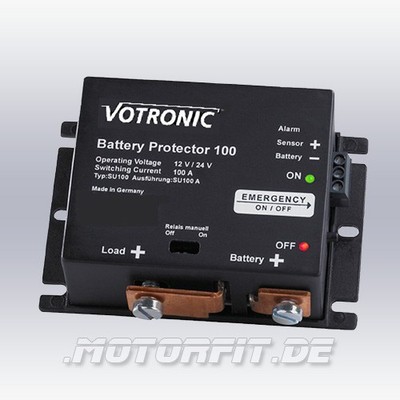 Votronic Battery Protector 100 - 12V und 24V - 100-180A Batteriewächter