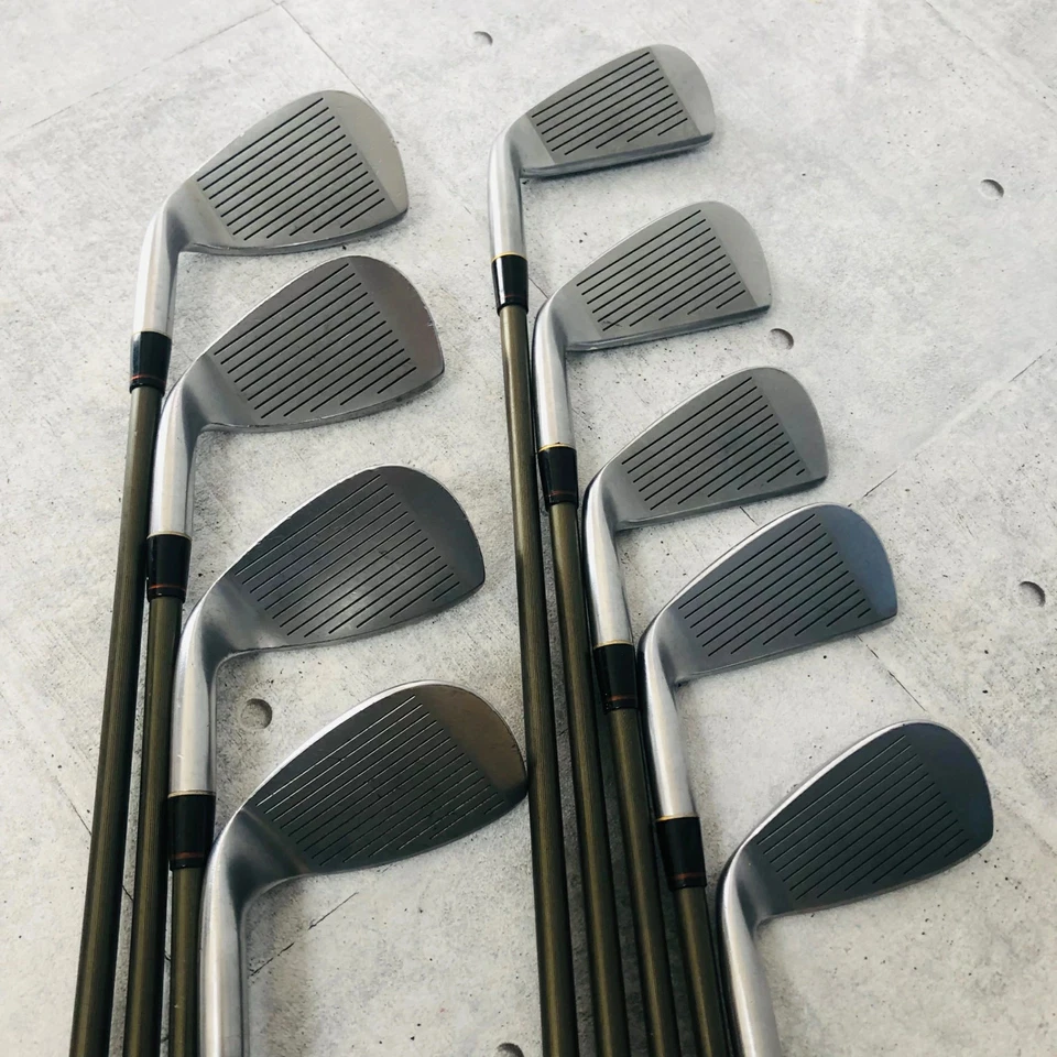 HONMA LB-606 4S Iron Set 4-S 9pcs New Super Light Titanium Carbon 4S/R1 #AB18029 - Image 3 of 4