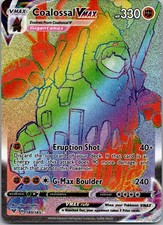 Coalossal VMAX 189/185 Rainbow Rare Vivid Voltage Pokemon Holo Near Mint on eBay