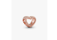 Pandora 787516 Charm Cuore di Sfere Placcatura in Oro Rosa