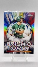 2021 Topps Chrome Prismic Power #PP-11 Matt Olson Oakland Athletics Baseball