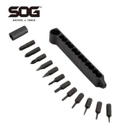 1/4'' Driver Hex Bit Accessory Kit Fits any SOG Multi-Tools, with 12 Assorted Hex