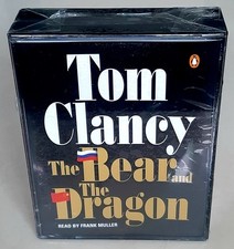 SEALED Tom Clancy-The Bear & The Dragon Audio Book 4x Cassette Tapes Muller 1998