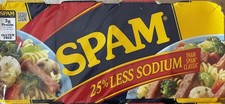4 Pack SPAM Luncheon Meat 25% Less Sodium Low Salt 12 oz cans Expires Jun 2028