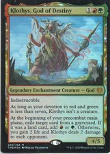 MTG: Theros Beyond Death: Foil Promo Pack Klothys, God of Destiny: LP Condition