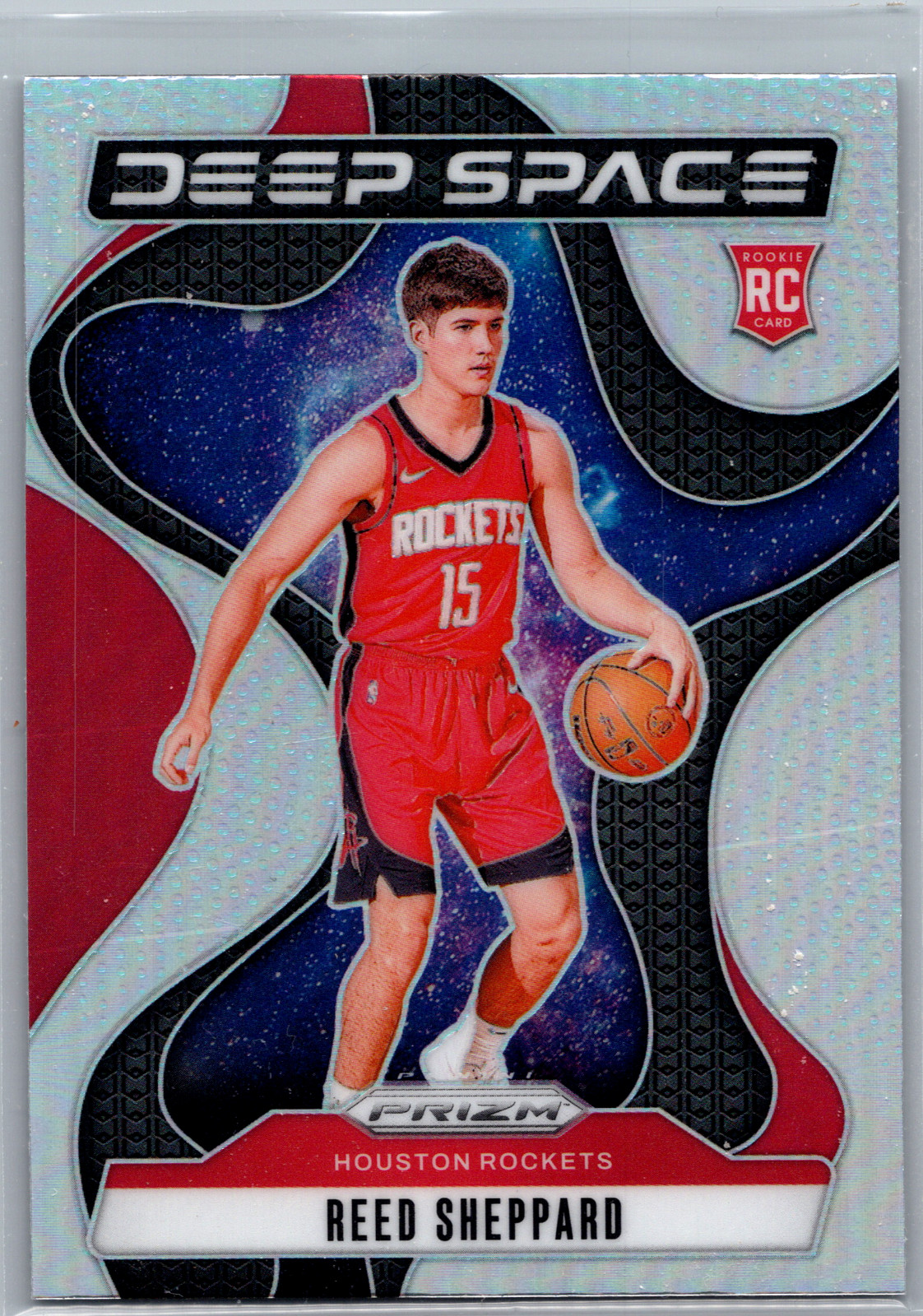 2024-25 Panini Prizm - Deep Space Reed Sheppard #6 Silver Prizm (RC)