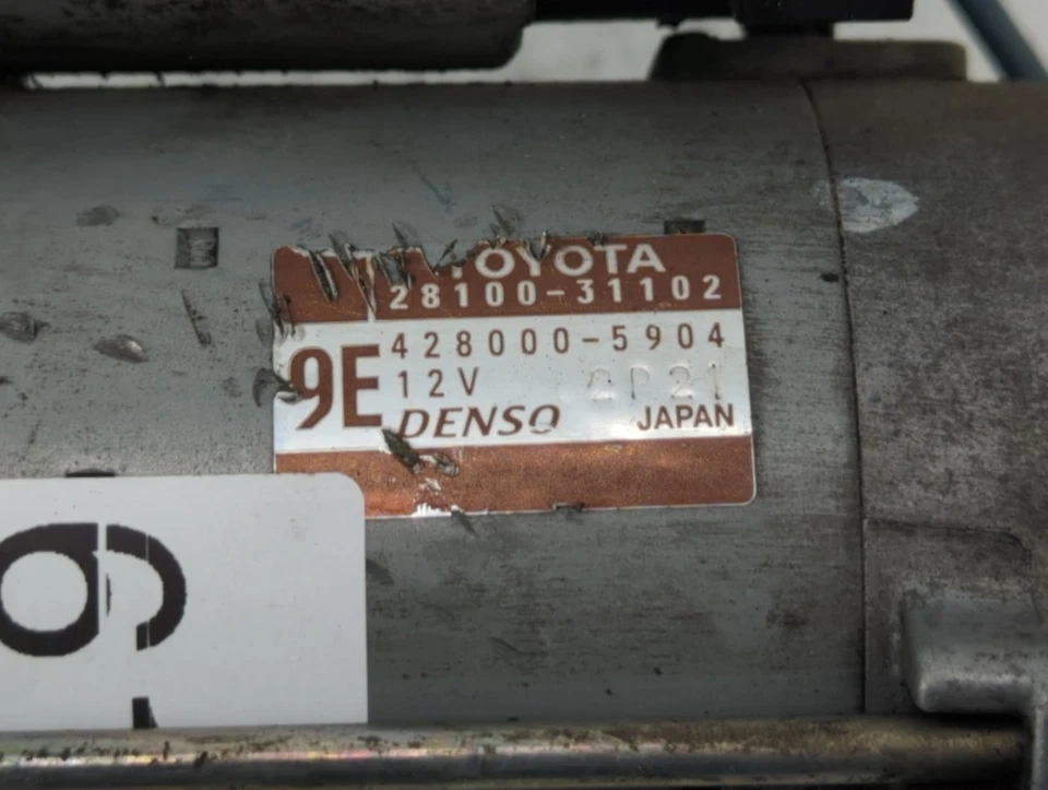 2011-2016 Scion Tc Car Starter Motor Solenoid Oem QQKAR - Image 2 of 4