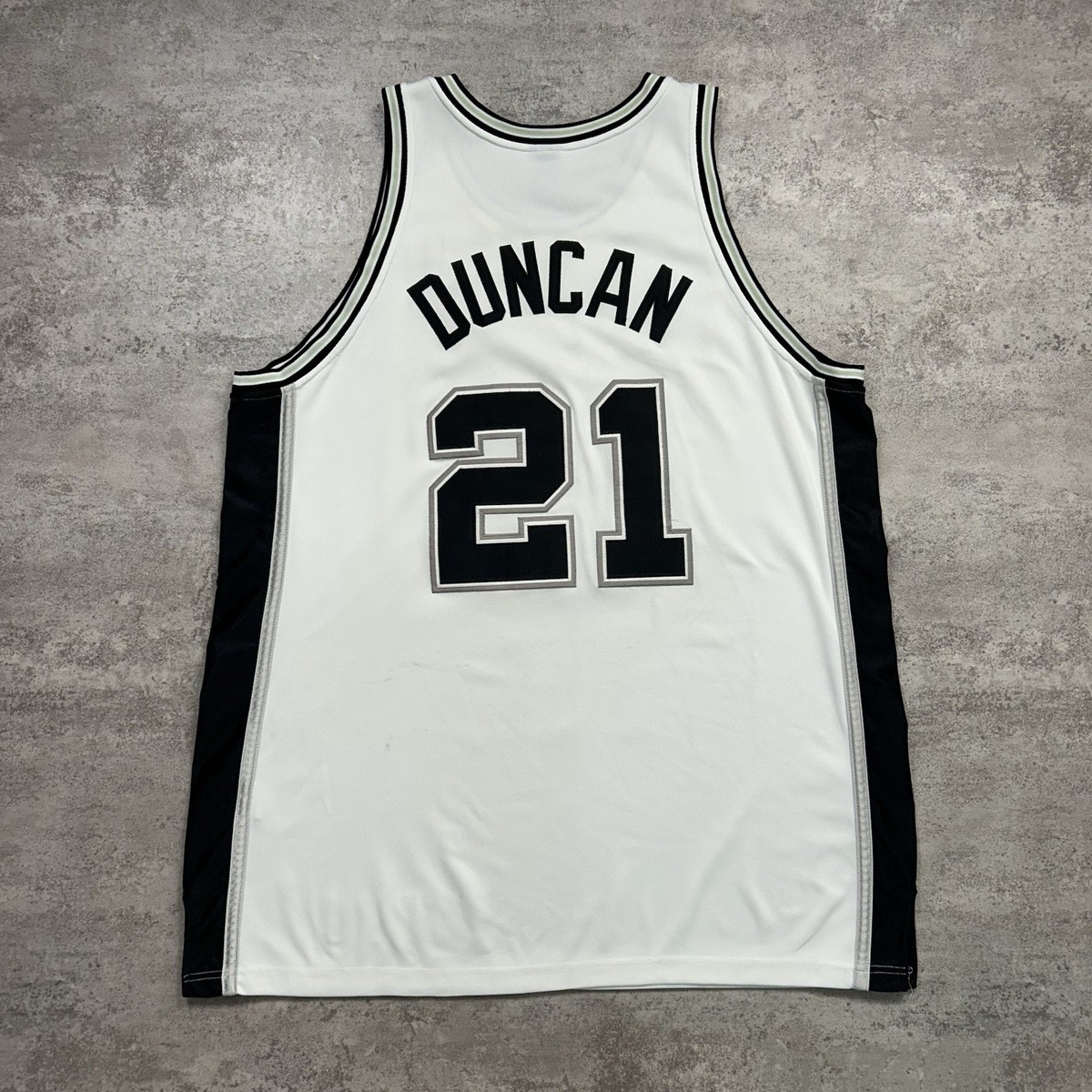 VTG 90s 00s NBA SAN ANTONIO SPURS TIM DUNCAN NIKE AUTHENTIC JERSEY