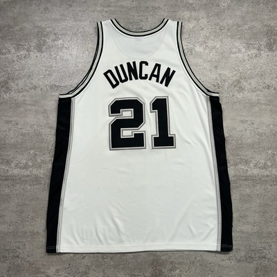 VTG 90s 00s NBA SAN ANTONIO SPURS TIM DUNCAN NIKE AUTHENTIC JERSEY