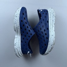 Kane Footwear Revive Recovery Shoes Men Size 9 Blue And White Slip On Comfort