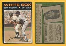 1971 Topps Baseball ~~~ TOM McCRAW ~~~ No. 373 ~~~ FREE S/H ~~