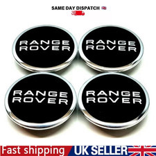 4 X RANGE ROVER ALLOY WHEEL CENTRE HUB CAPS 63 mm FREE SHIPPING UK