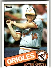 1985 Topps #416 Wayne Gross Baltimore Orioles Baseball
