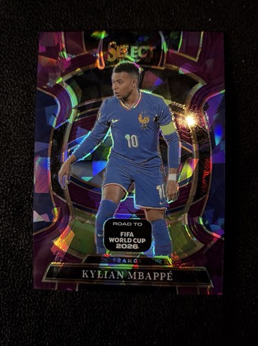 2025-26 Panini Select World Cup KYLIAN MBAPPE Purple ICE SP /599 FRANCE
