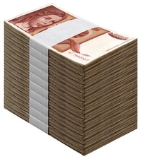 Yugoslavia 10000 Dinara, 1992, P-116, Used X 1000 PCS Brick