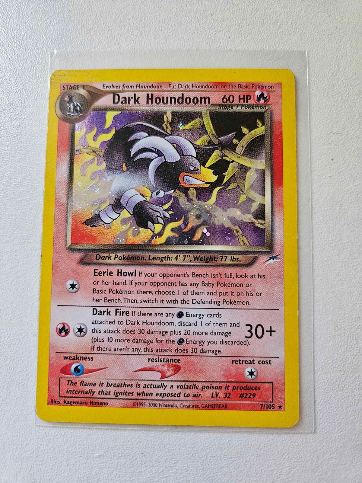 Dark Houndoom 7/105 Neo Destiny Holo