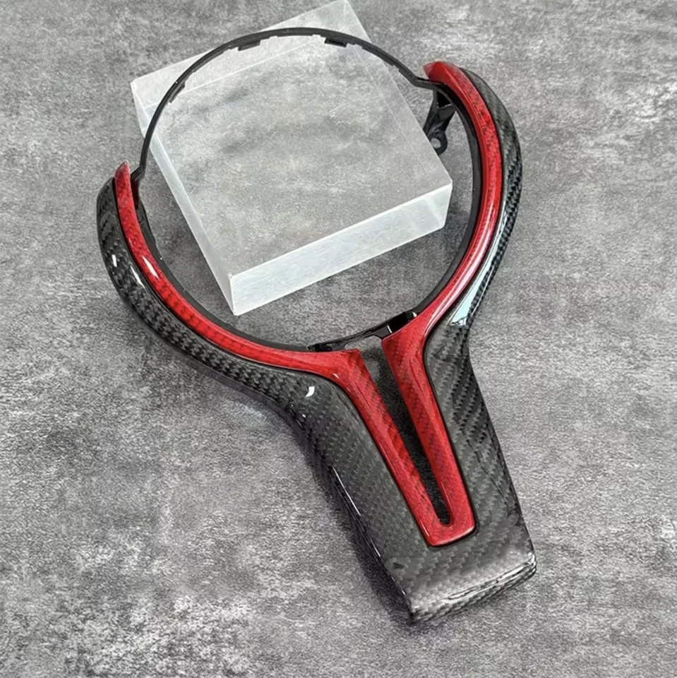 Für BMW F10 F20 F15 F16 F25 F26 F30 F31 F34 F36 F80 M3 M4 Carbon Lenkradblende - Bild 2 von 3