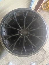 20"Estoril black alloy wheels VW Golf Mk8 GTI GTD Tiguan Scirocco /tyres