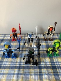 LEGO BIONICLE Turata 2001 6 Village Elders of Mata Nui  (8540-8545)