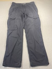 Carhartt Work Pants Mens 32x32 Gray Force Relaxed Fit Ripstop Cargo Pockets