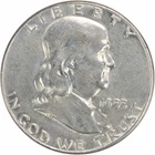 1955 Franklin Silver Half Dollar AU Uncertified #250