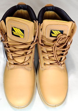 EarthWorks SafetyHammer Mens Lace Honey Safety Boot uk size 7