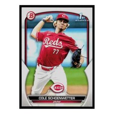 2023 Bowman Draft #BD-116 Cole Schoenwetter Rookie Cincinnati Reds Baseball Card