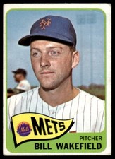 1965 Topps Bill Wakefield New York Mets #167 @