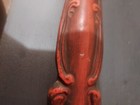 Vtg  ROYAL 26" Metal Ladle Spoon Orange Wall Hanging - MCM Planter Decor — photo 8