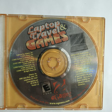 Vintage PC Games - EGames Laptop and Travel Games - Retro Family Friendly CD-ROM